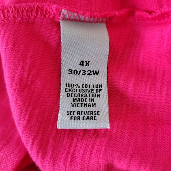 Liz & Me for Catherines Floral Print Tee (Size 4X) - Picture 6 of 8